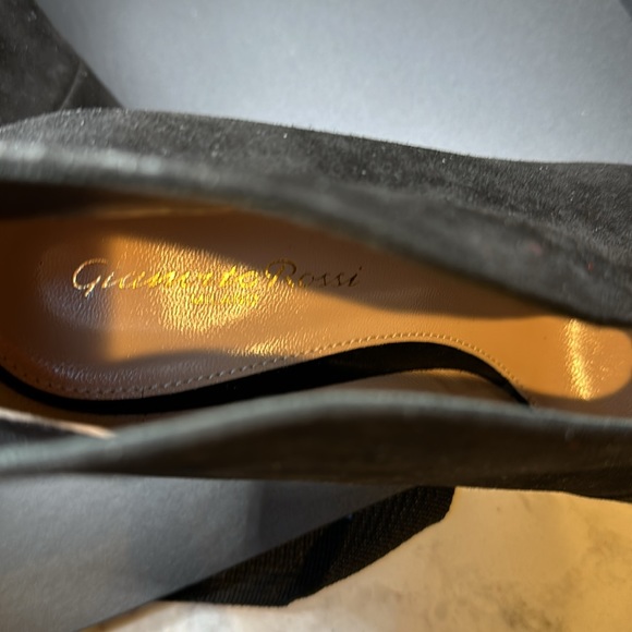 Gianvito Rossi Suede Heeled Ankle Boot Size 36 NWOB - Picture 4 of 7